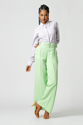 Camisa Slim Estampada - LILAS CL 90131