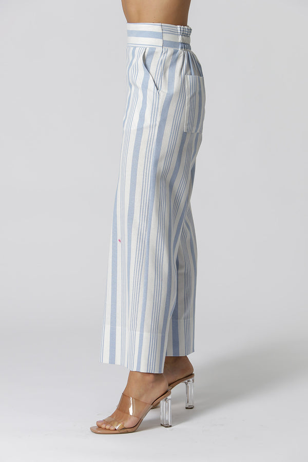 Calça Linho Listrado