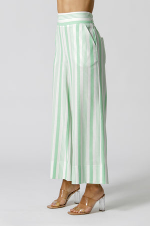 Calça Linho Listrado