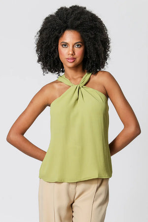 Blusa com Gola Transpassada TRIMIX