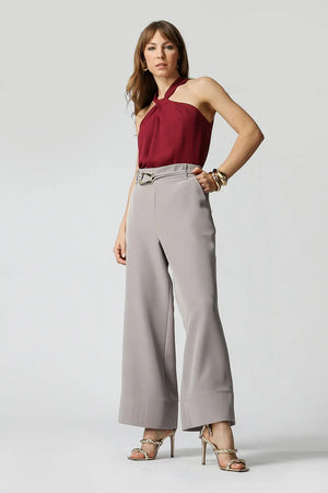 Blusa com Gola Transpassada TRIMIX