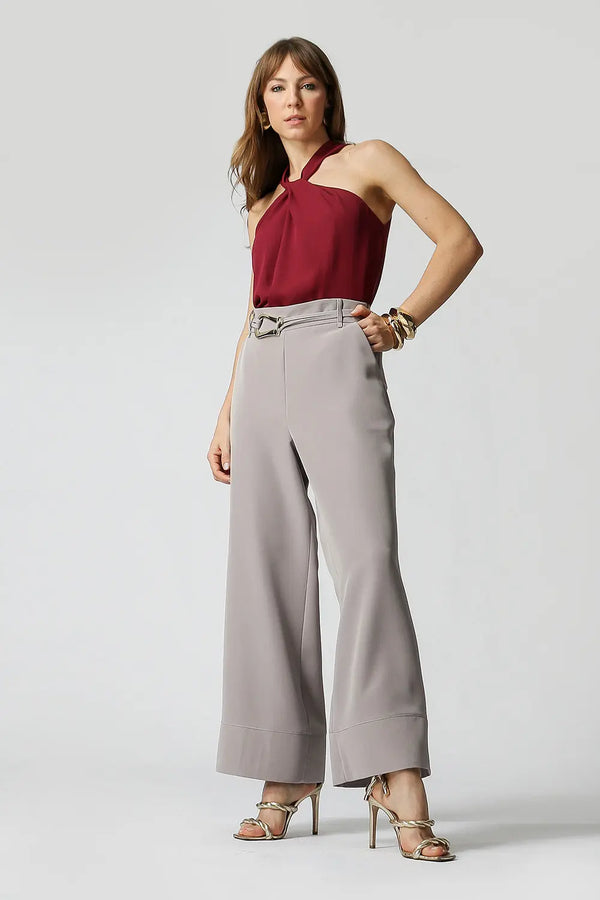 Blusa com Gola Transpassada TRIMIX