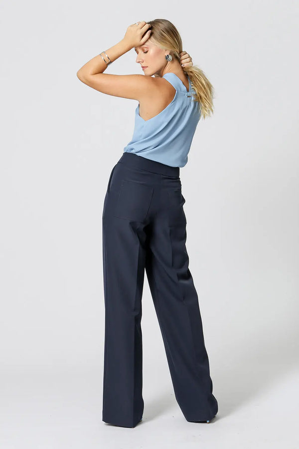 Blusa com Gola Transpassada TRIMIX