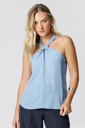 Blusa com Gola Transpassada TRIMIX