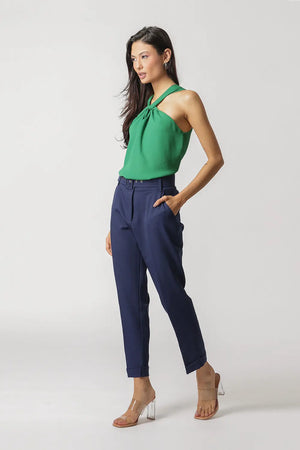 Blusa com Gola Transpassada TRIMIX