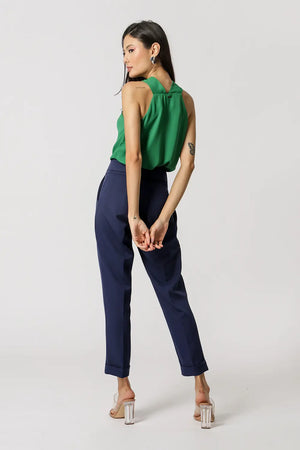 Blusa com Gola Transpassada TRIMIX