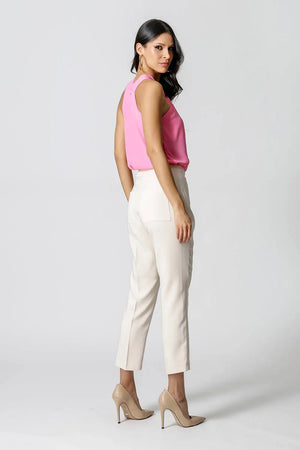 Blusa com Gola Transpassada TRIMIX