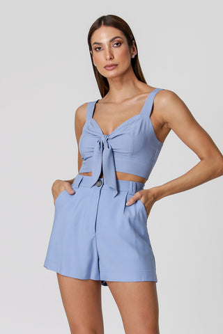 Top con lazo - DENIM