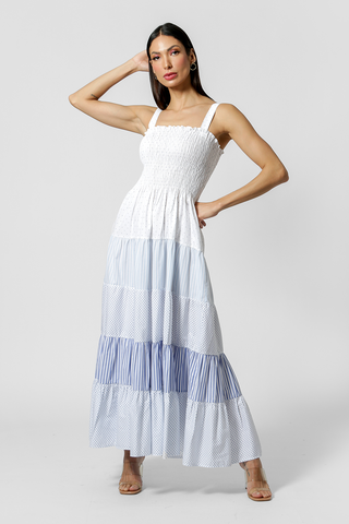 Vestido midi estampado de Marías - BLANCO 90133
