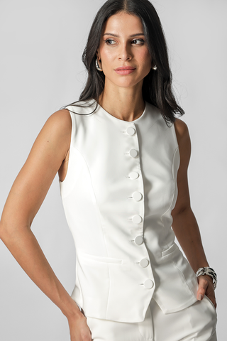 Blusa Colete - OFF WHITE 1