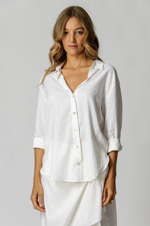 Camisa Básica De Linho