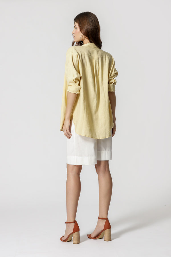 Camisa Básica De Linho