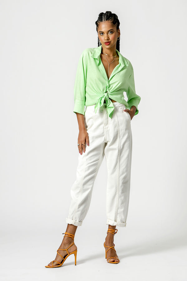 Camisa Básica De Linho