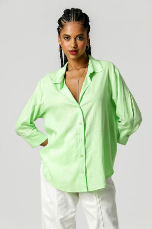 Camisa Básica De Linho