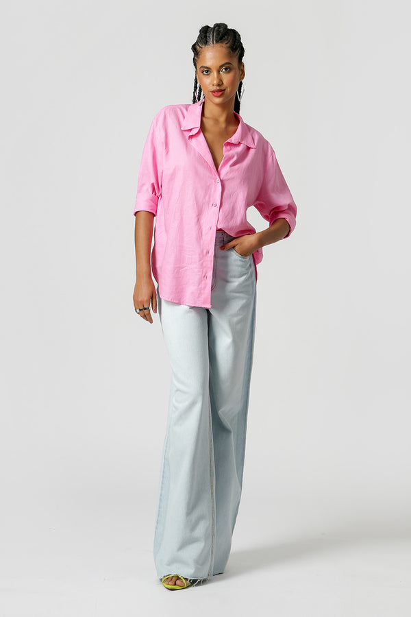 Camisa Básica De Linho