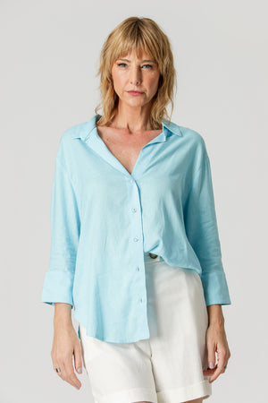 Camisa Básica De Linho