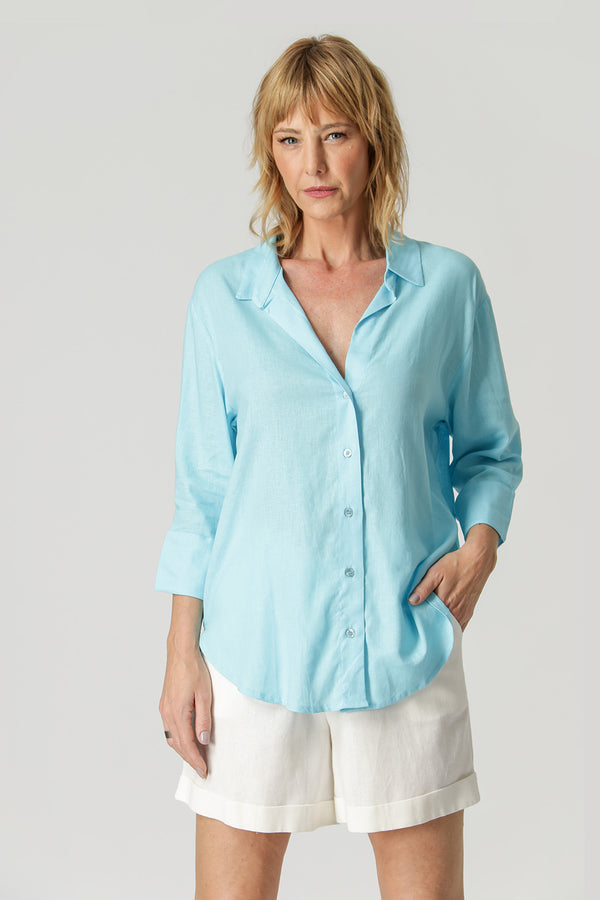 Camisa Básica De Linho