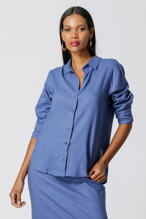 Camisa Básica De Linho