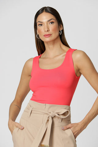 Camiseta básica sin mangas - SANDÍA