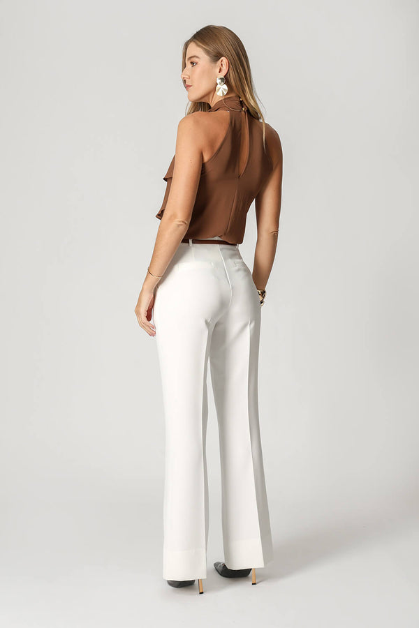 Blusa Ruffle Com Laço