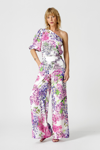 Calça Com Elástico No Cós - ROXO 1209