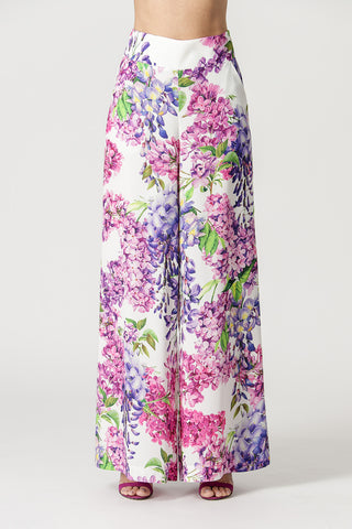 Calça Com Elástico No Cós - ROXO 1209