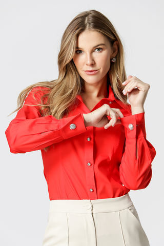 Camisa Manga Longa - CORAL