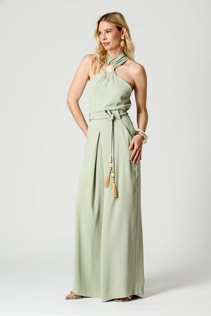 Blusa Crepe Com Fivela Marmorizada No Decote