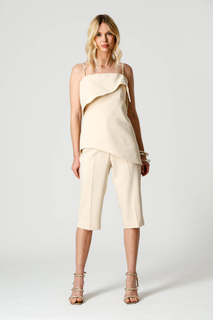 Blusa Assimétrica de Alça Regulável