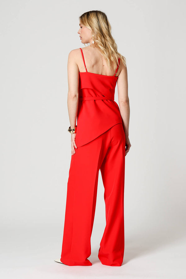 Blusa Assimétrica de Alça Regulável