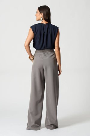 Blusa Balonê Com Ombro Estruturado