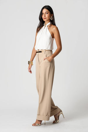 Blusa Balonê com Pedra no Decote