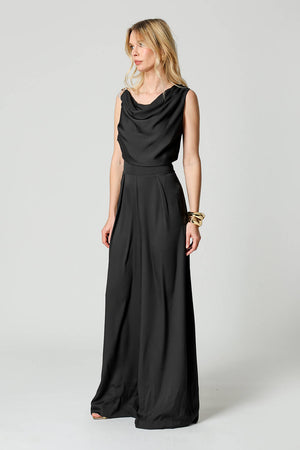 Macacão Assimétrico com Alça Brilhante