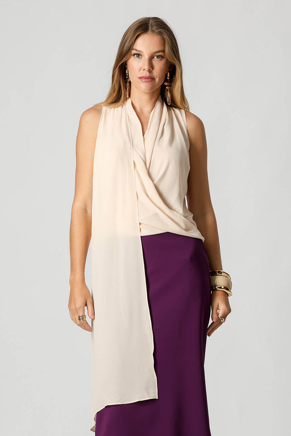 Blusa Cachequer com Lenço