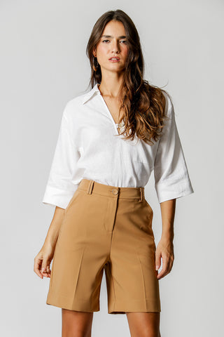 Blusa Linho Ampla - BRANCO