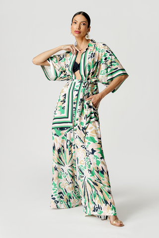 Kimono Com Faixa - VERDE 2080