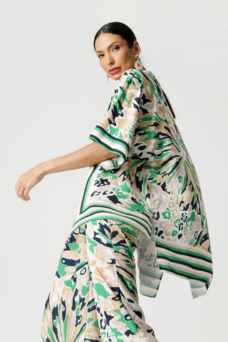 Kimono Com Faixa - VERDE 2080