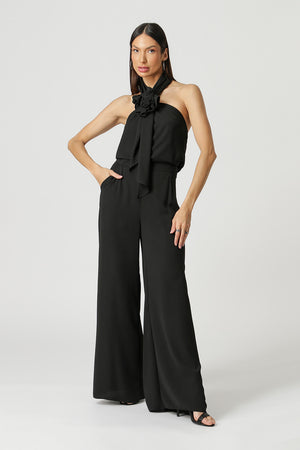 Blusa Com Detalhe Aplique De Flor
