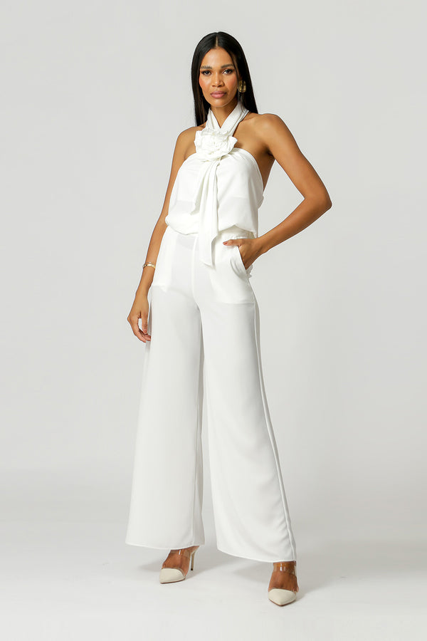 Blusa Com Detalhe Aplique De Flor
