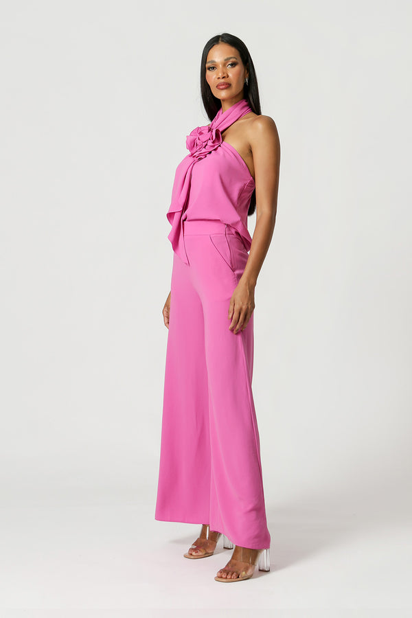 Blusa Com Detalhe Aplique De Flor
