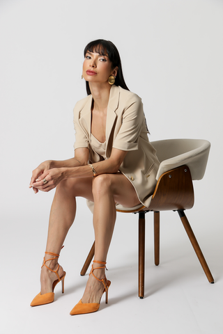 Blazer Alfaiataria Manga Midi - AREIA