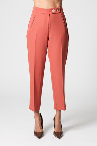Pantalones rectos de sastre - GOIABA