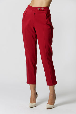 Pantalones rectos de sastre - WINE ESC