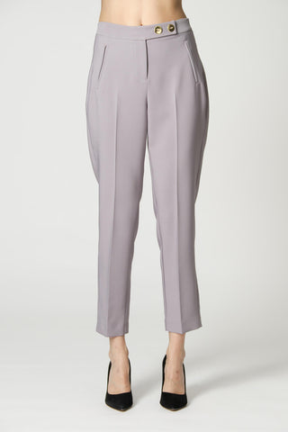 Pantalones rectos de sastre - GRIS