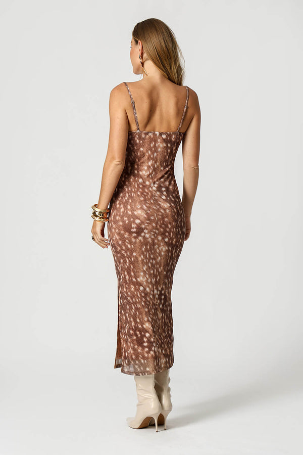 Vestido de Tule Estampa Bambi