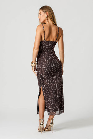 Vestido de Tule Estampa Bambi