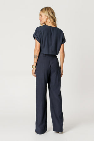 Blusa Cropped Decote Em V