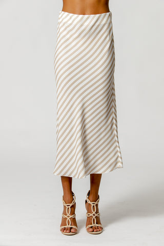 Falda midi ajustada estampada - ARENA 7185