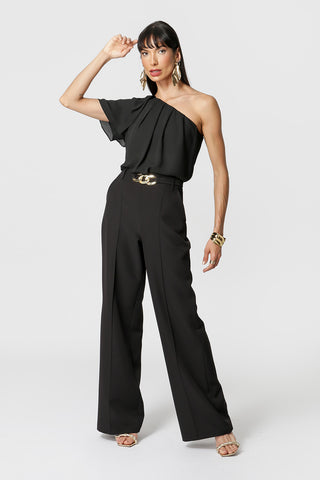 Blusa Ombro Único - PRETO
