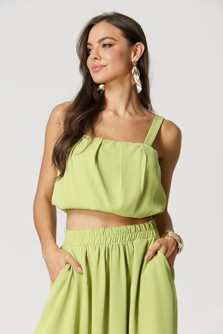 Blusa Globo Tirantes Anchos - FOLHA